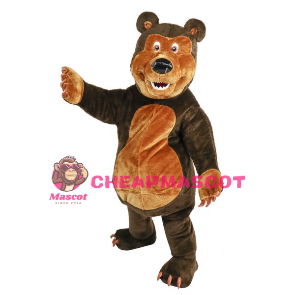 New Arrival Brown Bear Mascot Costume