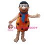 Male Savage With Grass Skirt Mascot Costume
