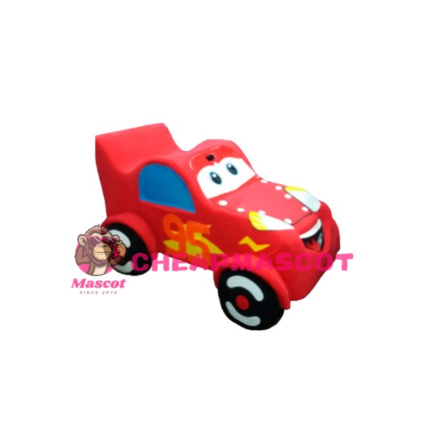 Interesting Cartoon Red Car Mascot Costume