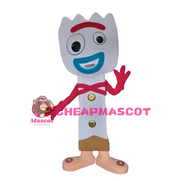Funny Style Doll With Zigzag Hair Mascot Costume