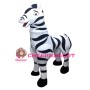 Normal Shaped Zebra Mascot Costume