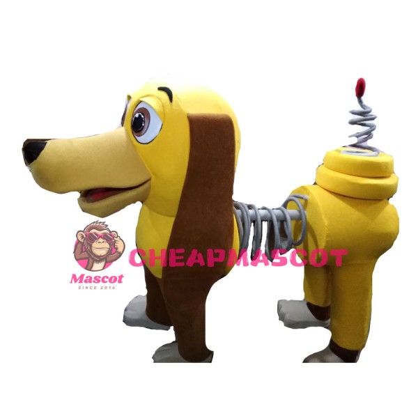 New Kind Yellow Spring Dog Mascot Costume