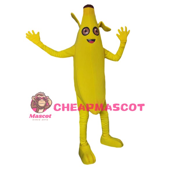 Walking Banana With Two Ears Mascot Costume