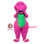 Shy Rose Red & Green Dragon Mascot Costume