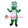 Dazed Green & White Dragon Mascot Costume