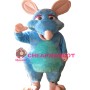 Large Funny Light Blue Mouse Mascot Costume