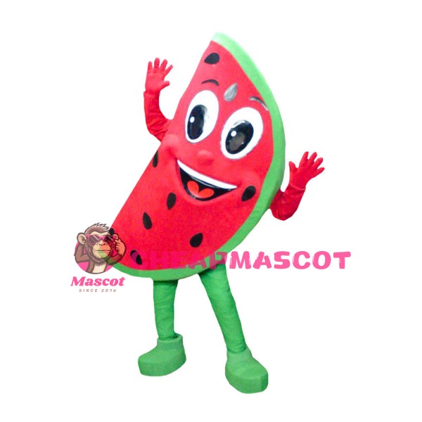 Cartoon Cute Slice Watermelon Mascot Costume