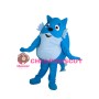 Strange Blue Egg Shaped Doll Mascot Costume