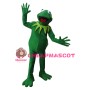 Tall Frog With Heart Shaped Tongue Mascot Costume