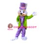 Gentleman Rabbit With Green Tuxedo Mascot Costume