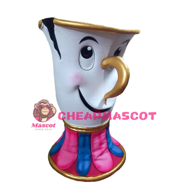 Cartoon Notched Large Teacup Mascot Costume