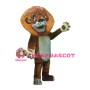Long Brown Mane Lion Mascot Costume
