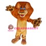 Strong Blue Eyes Lion Mascot Costume