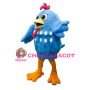 Little Fat Blue Chicken Mascot Costume