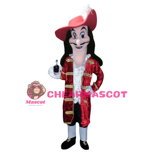 Long Chin Nobel Gentleman Mascot Costume