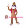 Funny Style Monkey In Red Vest Mascot Costume