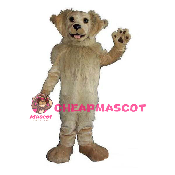 Well-behaved Light Brown Dog Mascot Costume