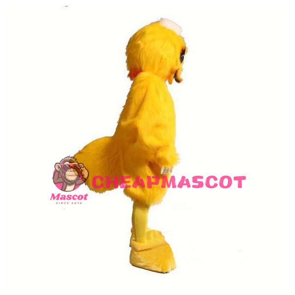 Basic Furry Yellow Duck Mascot Costume