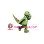 Running Green Dinosaur Mascot Costume