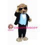 Handsome Cool Lion With Sunglasses Mascot Costume