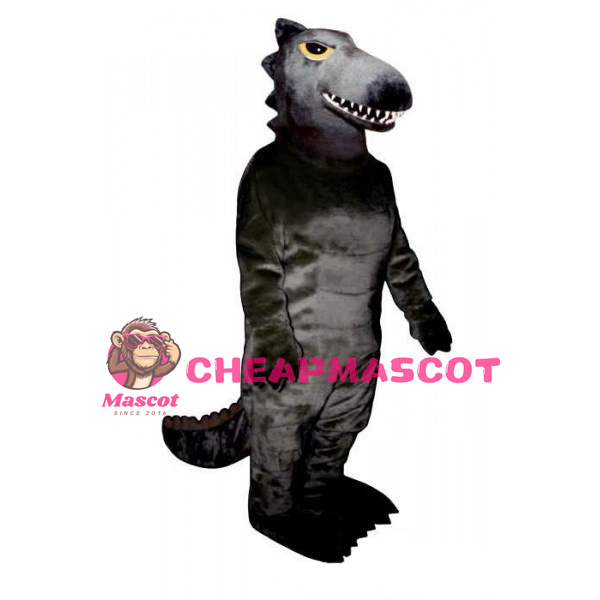 Powerful Yellow Eyes Dinosaur Mascot Costume