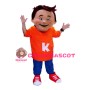 Naughty Freckled Little Boy Mascot Costume