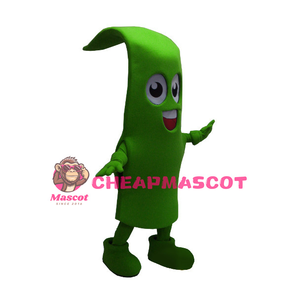 Cartoon Green Aloe Mascot Costume
