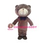 Lovable Smiling Bear Mascot Costume