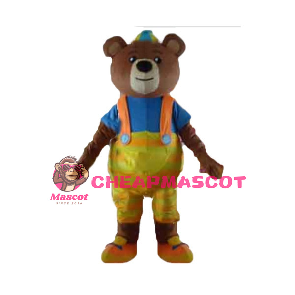 Lovely Brown Bear Baby Mascot Costume