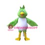 Unisex Emerald Bird Mascot Costume