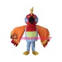 Colorful Bird With Orange Wings Mascot Costume