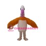 Long Neck Bird With Pink Beak Mascot Costume
