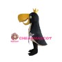 Black Crown Woodpecker Mascot Costume