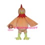 Fat Orange Little Chicken Mascot Costume