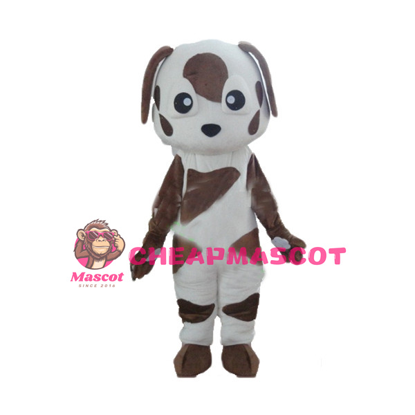 Brown & White Dalmatians Mascot Costume