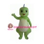 Square Head Cute Green Dinosaur Mascot Costume