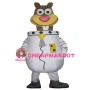 Groundhog Robot With Protruding Teeth Mascot Costume