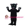 Green Eyes Black Leopard Mascot Costume