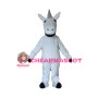 All White Horse With Horn Mascot Costume