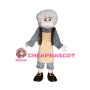 Graftsman Grandpa With Yellow Apron Mascot Costume