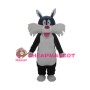 Black & White Bearded Dog Mascot Costume