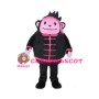 Strong Fat Black Monkey Mascot Costume