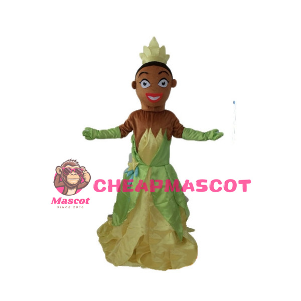 Elegant Prince With Green & Yellow Dress Mascot Costume