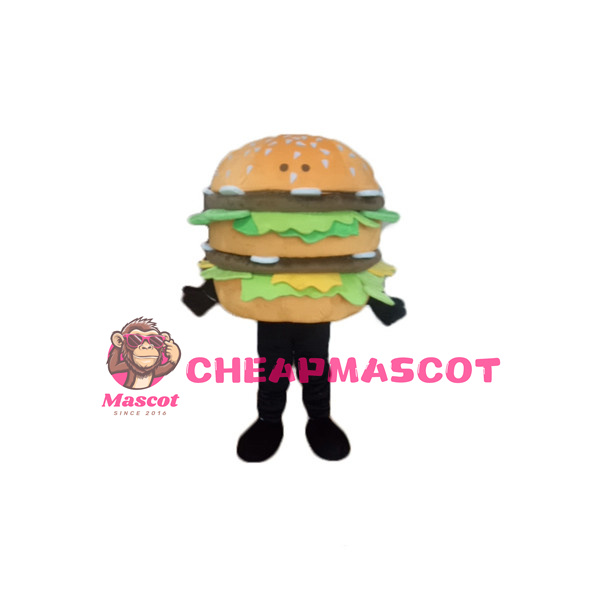 Delicious Double Beef Burger Mascot Costume