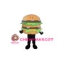 Delicious Double Beef Burger Mascot Costume
