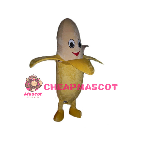 Peeled Banana Mascot Costume