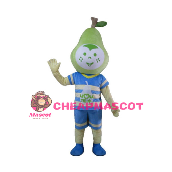 Sweet Green Pear Baby Mascot Costume