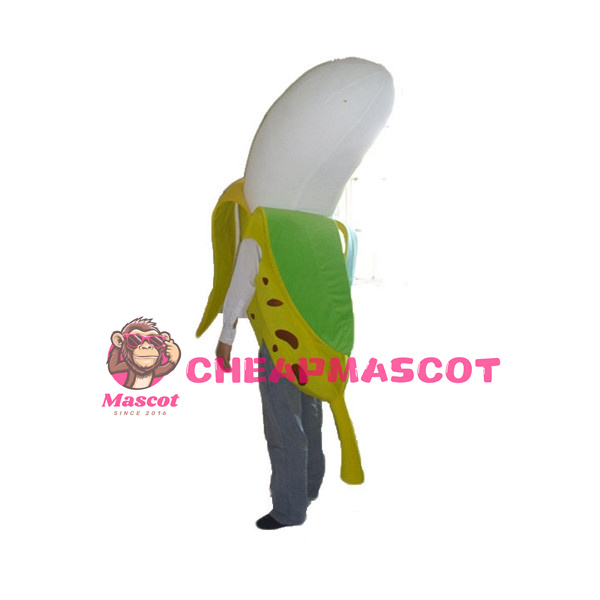 Speckled Peeled Banana Mascot Costume