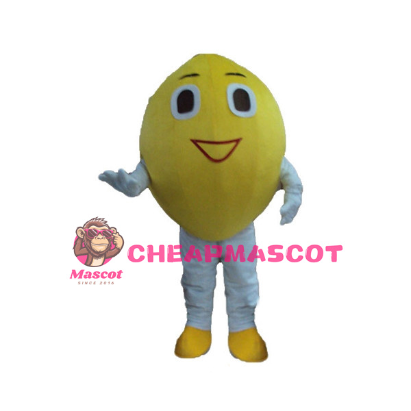 Sour Yellow Lemon Mascot Costume