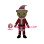Bright Green Eyes Christmas Cat Mascot Costume